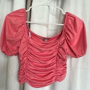 Ruched Crop Top